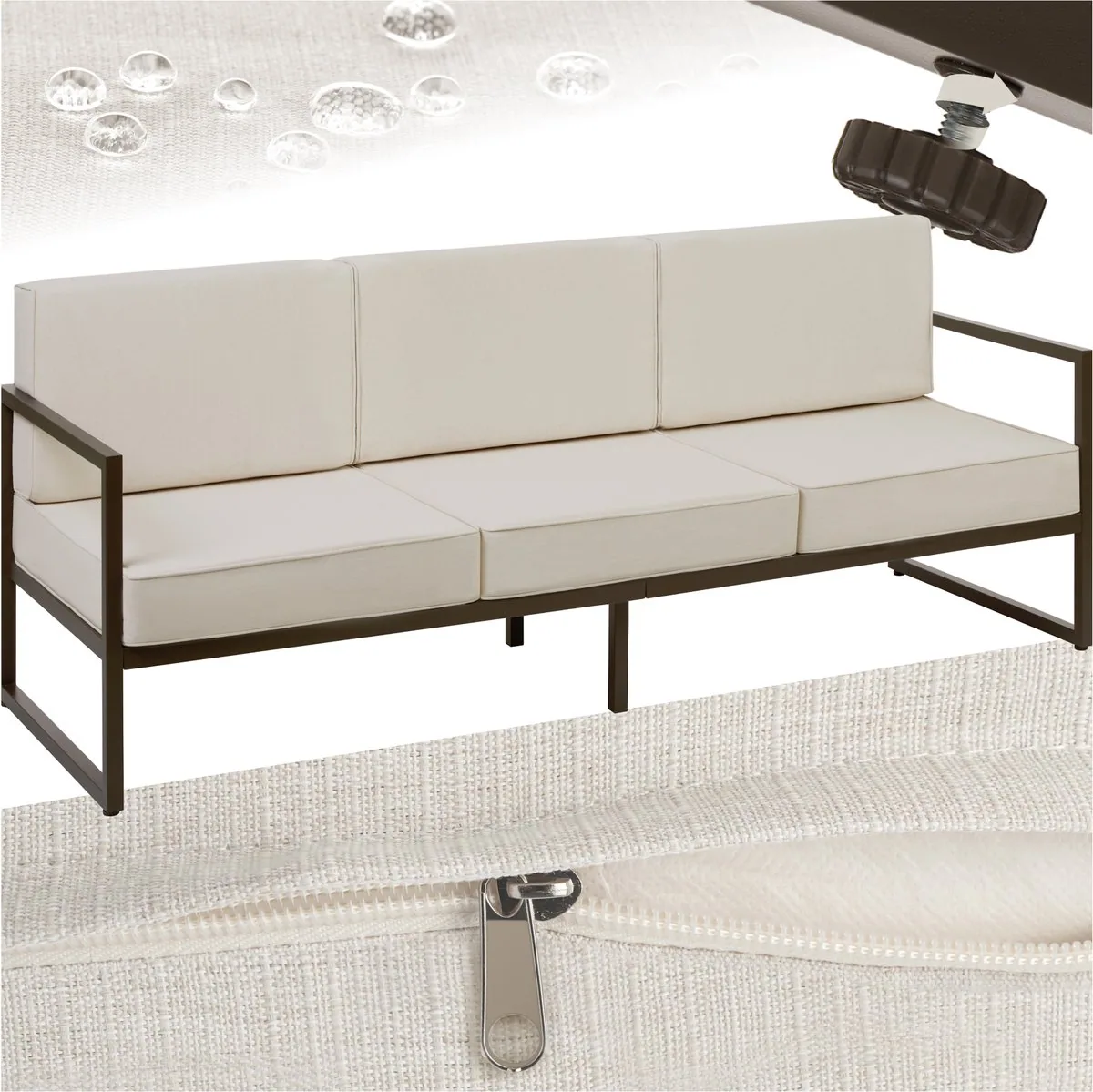 Loungeset materialen overzicht: aluminium, wicker, teak, touw en rvs vergeleken